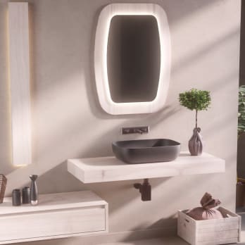 Plan de toilette suspendu Rustic 2 Bruntec