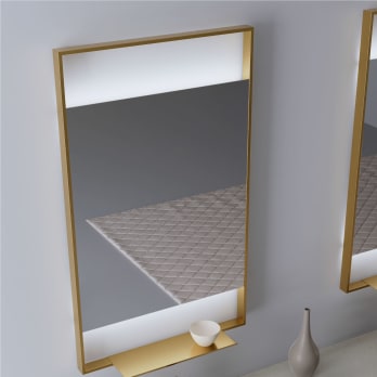 Miroir de salle de bain avec éclairage LED Elan de Bruntec