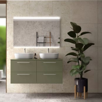 Meuble de salle de bains avec plan de toilette Silane Salgar