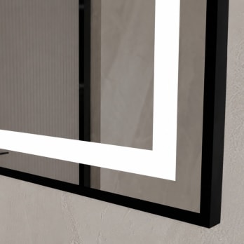 Miroir de salle de bains avec l'éclairage LED Rua Bruntec