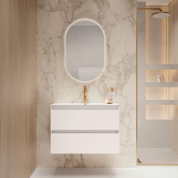 Meuble de salle de bains à faible profondeur 39.5 cm Nido Viso