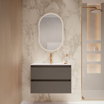 Meuble de salle de bains à faible profondeur 39.5 cm Nido Viso