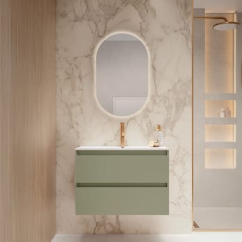 Meuble de salle de bains à faible profondeur 39.5 cm Nido Viso