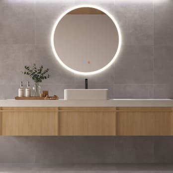 Miroir de salle de bains avec LED Londres Ledimex