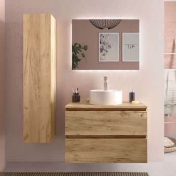 Meuble de salle de bain avec vasque à poser Bequia Salgar