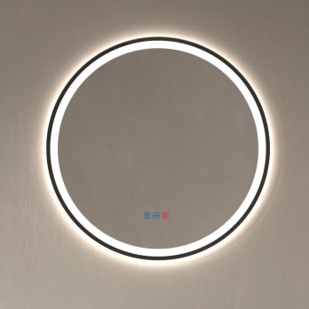 Miroir de salle de bains avec l'éclairage LED Aura Bruntec