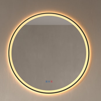 Miroir de salle de bains avec l'éclairage LED Aura Bruntec
