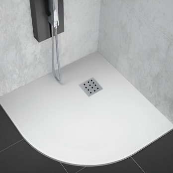 Receveurs de douche en résine Design Basic de Bruntec
