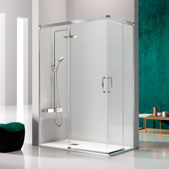Paroi de douche d'angle Glasé (GS607+GS607) Kassandra