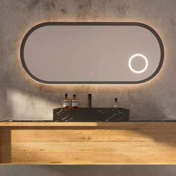 Ledimex Rimini Ledimex miroir de salle de bain LED avec éclairage