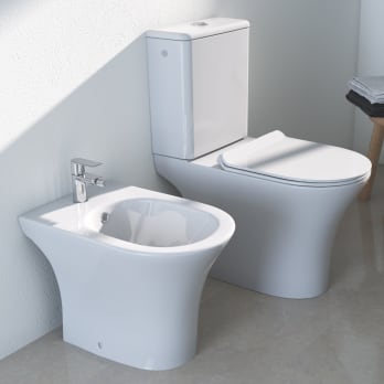 Ensemble toilette + bidet Merlin Bruntec