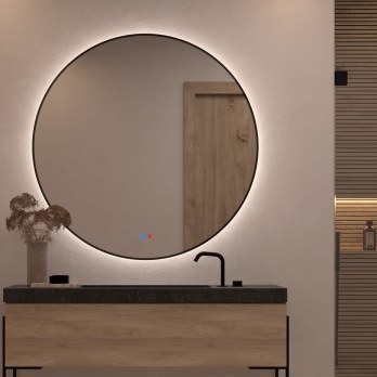 Miroir de salle de bains avec éclairage LED Atria Bruntec