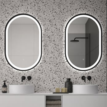 Boracay Eurobath Miroir de salle de bain avec éclairage LED