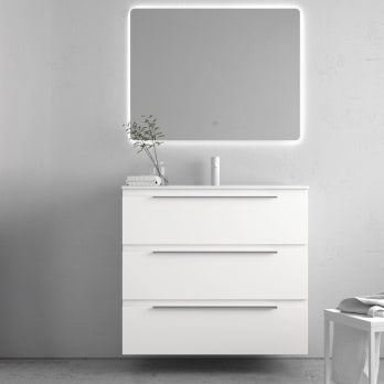 Armoire de toilette à profondeur réduite 39 cm Carmen Avila dos