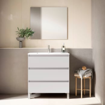 Ensemble de meubles de salle de bains à faible profondeur 40 cm Nido Viso