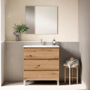 Ensemble de meubles de salle de bains à faible profondeur 40 cm Nido Viso