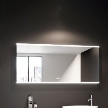 Tower Coycama Miroir de salle de bain avec éclairage LED