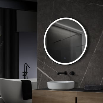 Miroir de salle de bains avec éclairage LED París Ledimex