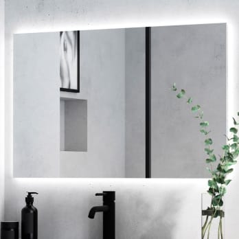 Miroir de salle de bain lumineux LED Dune Bruntec