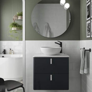 Meuble de salle de bains avec plan de toilette Uniiq Salgar