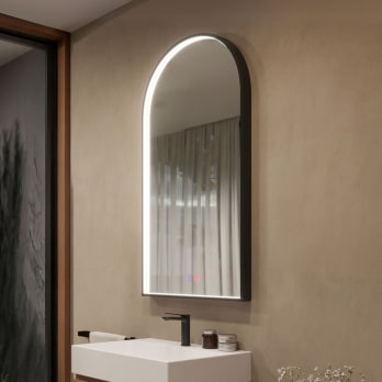 Miroir arqué avec lumière LED Roma Ledimex