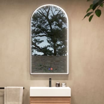 Miroir arqué avec lumière LED Roma Ledimex