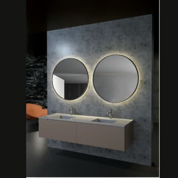 Miroir de salle de bains avec éclairage LED Fun Ledimex