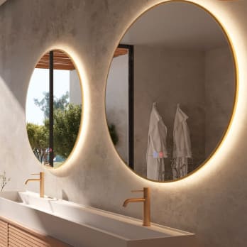 Miroir de salle de bain avec éclairage LED Fun Ledimex