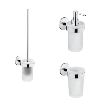 Set d'accessoires de salle de bains Duo Round Cosmic