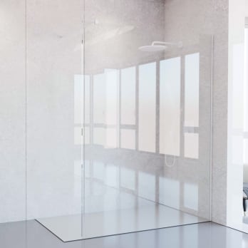 Paroi de douche en acier inoxydable Ara Bruntec