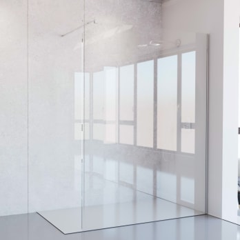 Paroi de douche en acier inoxydable Ara Bruntec