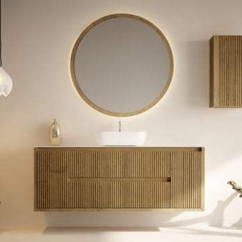 Meuble de salle de bains avec plan de toilette Alpes 13 Bruntec