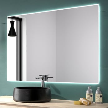 Santorini Eurobath Miroir de salle de bains avec éclairage LED