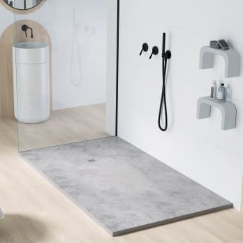 Receveurs de douche en résine décorés Design 3D Decoré Bruntec