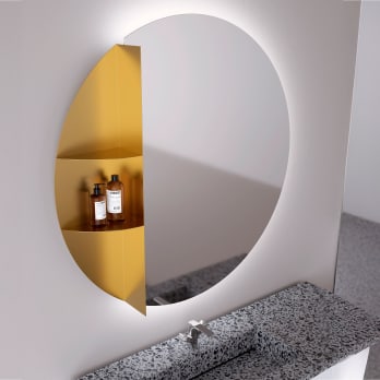 Miroir de salle de bain avec éclairage LED Nilo Bruntec