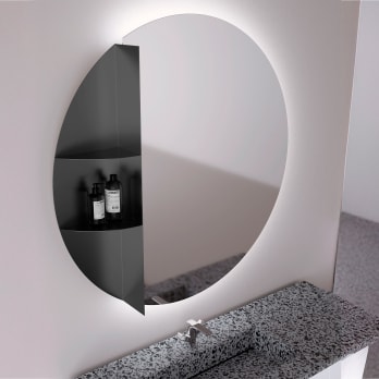 Miroir de salle de bain avec éclairage LED Nilo Bruntec