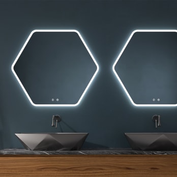 Eurobath Mare miroir de salle de bain avec éclairage LED