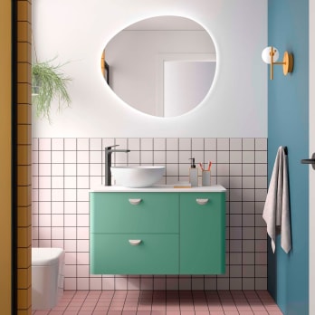 Meuble de salle de bains avec plan de toilette Uniiq Salgar