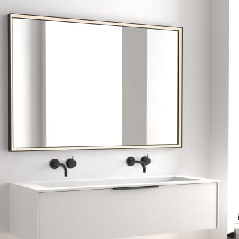 Miroir de salle de bains avec éclairage LED Atiu Eurobath