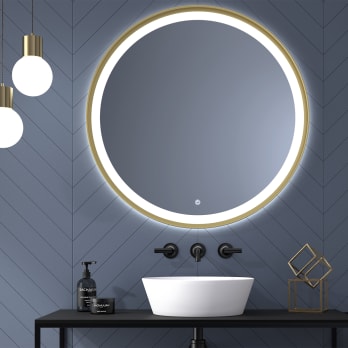 Miroir de salle de bains avec éclairage LED Seychelles Eurobath