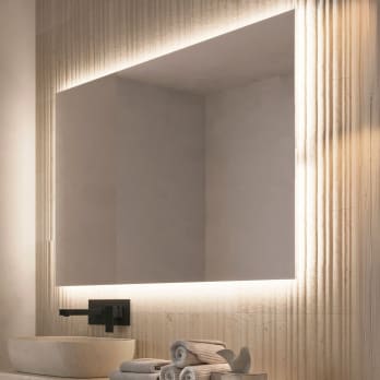 Miroir de salle de bain avec éclairage LED Suecia Ledimex