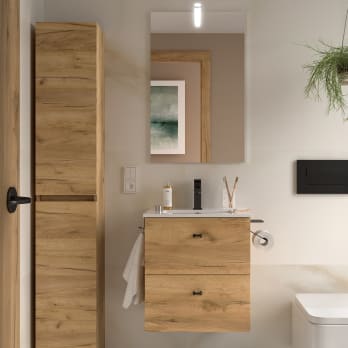Ensemble de meubles de salle de bains  fond réduit 35 cm Inara Salgar