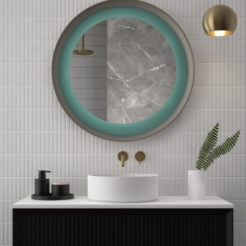 Miroir de salle de bains avec éclairage LED Bahia par Eurobath