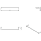 Porte-serviettes de salle de bains Logic Cosmic croquis 10