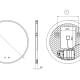 Miroir de salle de bain avec éclairage LED Atenas Ledimex croquis 8