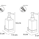 Distributeur de savon Aries/Leo par Mediterranea del baño croquis 4