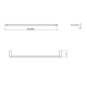 Porte-serviettes de salle de bains Metric Cosmic croquis 6