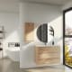 Meuble de salle de bains en bois Vilma Bruntec principal 2