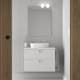 Meuble de salle de bains Avila Dos Carmen avec plan de toilette en pet principal 0