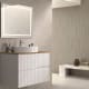 Meuble de salle de bains avec plan de toilette en bois Ebi Bruntec colours principal 0